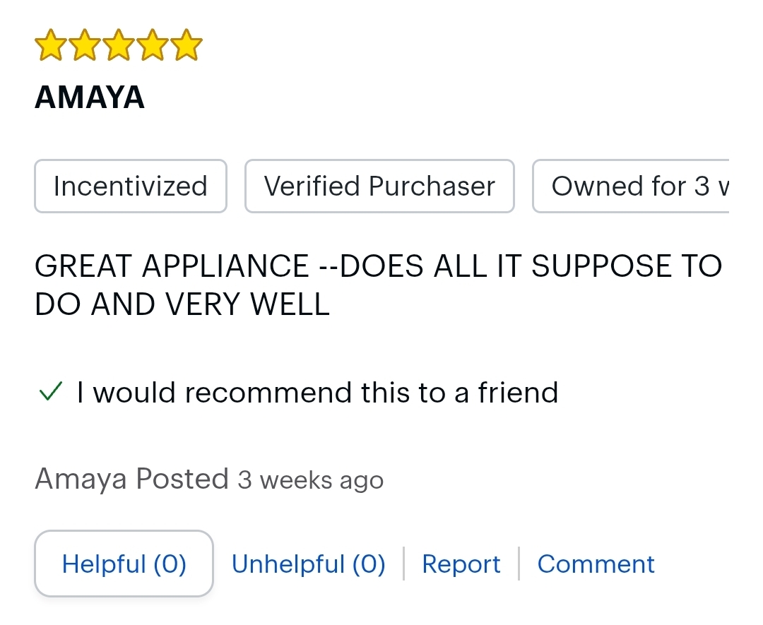 Customer Review