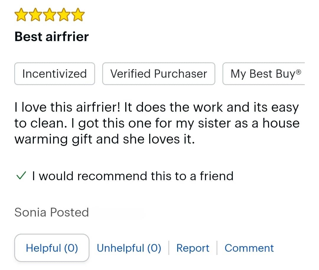 Customer Review